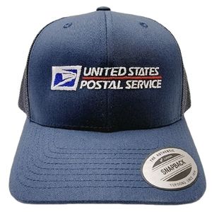 Retro Vintage Style Postal Service Worker Carrier Mailman Mailwoman USPS Hat Cap